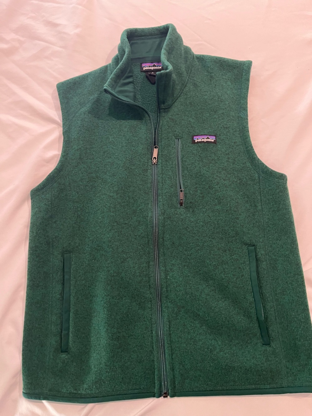 Patagonia Green Fleece Vest - Men’s Medium